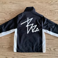 WIND BRAKER  jacket  black × white  for kids