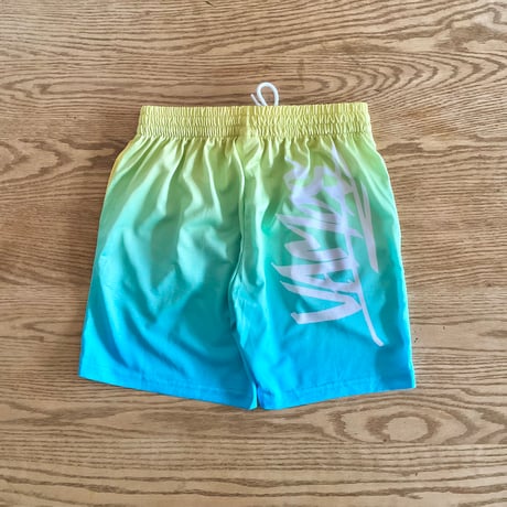 Slim shorts "VAMOS" Citrus for kids