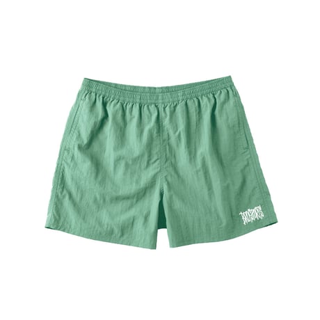 Nylon shorts green