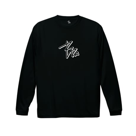 Shadow logo dry-T  L/S  black