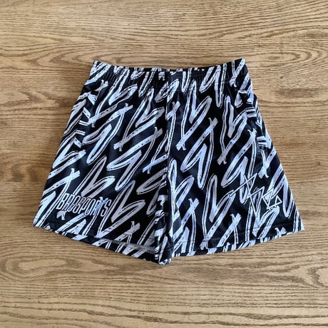 WIDE  SHORTS  "My soul" black