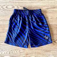 Slim Shorts "ZEBRA" blue for kids