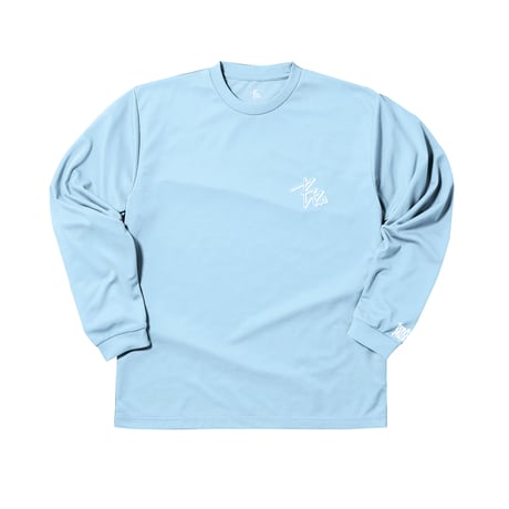 ”Nothing beats effort”  dry-T  L/S light blue for kids