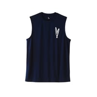 "My soul” dry-sleeveless  navy