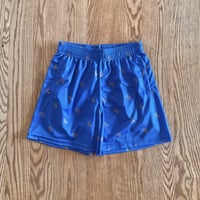 WIDE SHORTS  "bros"  blue