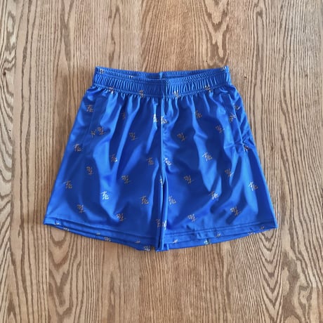 WIDE SHORTS  "bros"  blue for kids