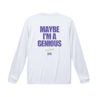 ”GENIOUS”  dry-T  L/S  white for kids