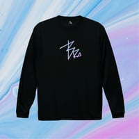 Pastel color dry-T  L/S  black