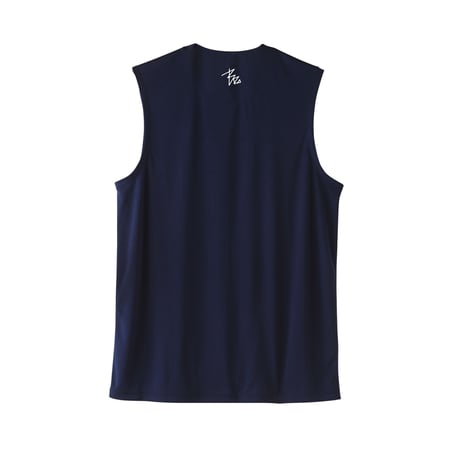 "My soul” dry-sleeveless  navy