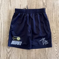 Slim shorts "VAMOS" black