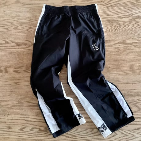 WIND BRAKER  pants  black × white  for kids