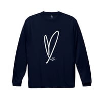 “ON FIRE”  dry-T  L/S  navy  for kids
