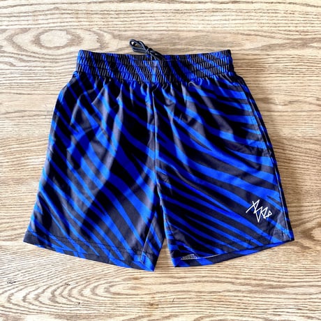 Slim Shorts "ZEBRA" blue
