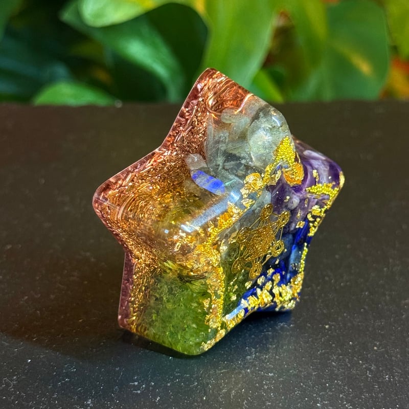 fairy光波動 オルゴナイト 星の祝福 ① 叡智と目覚めの光　大きなお星さま fairy光波動 オルゴナイト 星の祝福 ① 叡智と目覚めの光 大きな