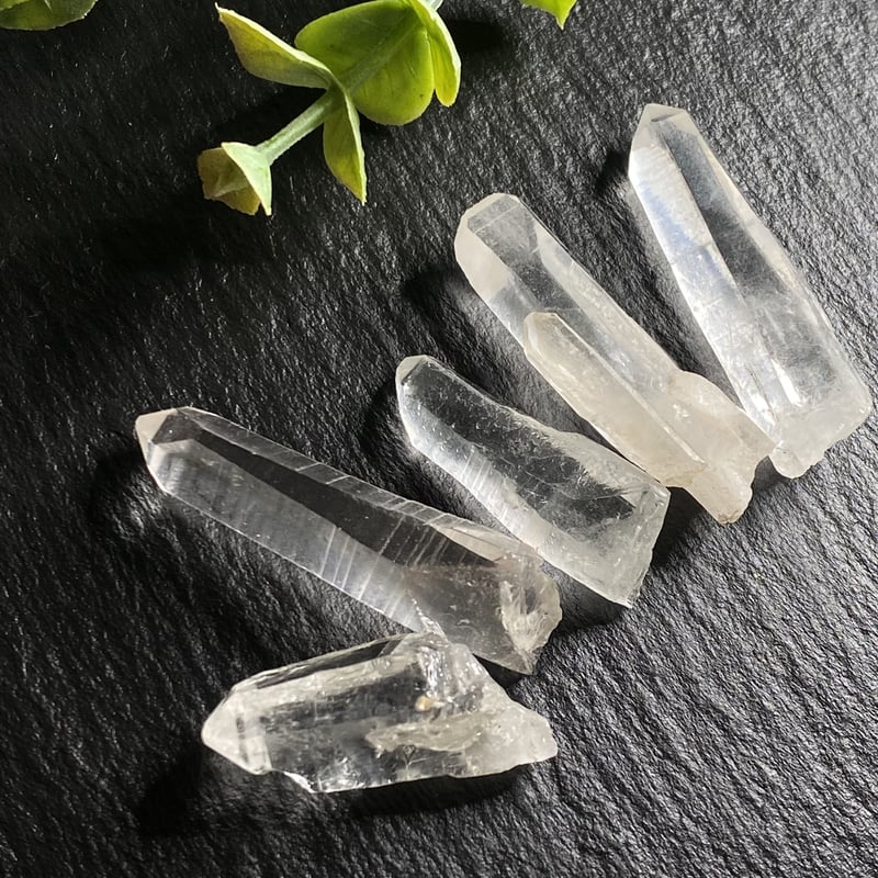 レーザー水晶 原石 ナチュラルポイント B | Kay✴︎ 光波動®︎石