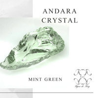 大粒 極上　アンダラクリスタル　ミントグリーン 大粒 極上 アンダラクリスタル ミントグリーン | Kay✴︎ 光波動