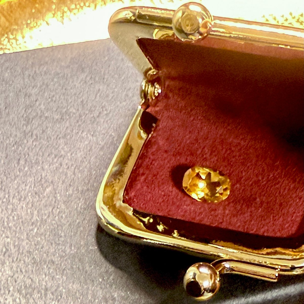 金運開花セット 龍神祝福 純金箔革財布 × 光波動 シトリンルース 金運開花セット 龍神祝福 純金箔革財布 × 光波動 シトリンルース