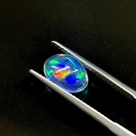 最高品質 1.605ct メキシコ産 ウォーターオパール 光波動  オパール
