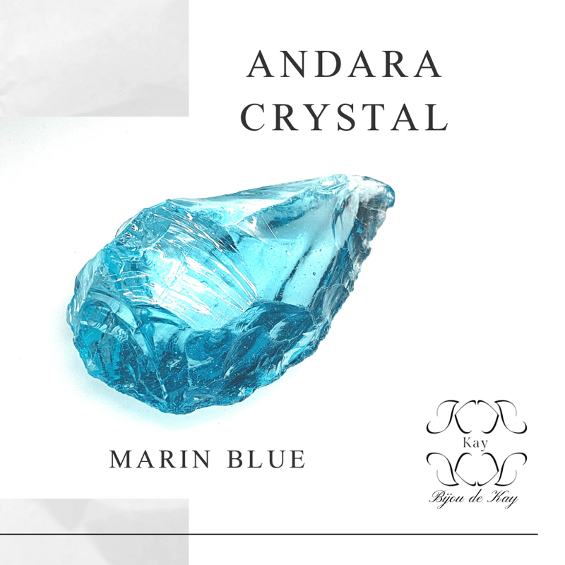アンダラクリスタル (マリンブルー) 大粒 極上 アンダラクリスタル マリンブルー | Kay✴︎光波動®︎石