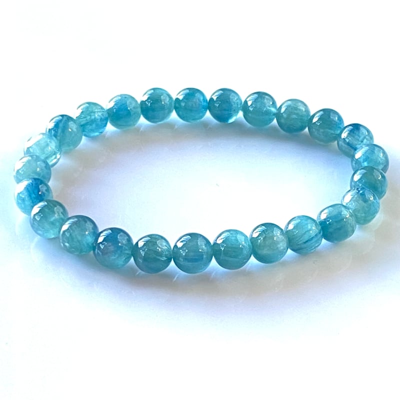 高品質 グリーンカイヤナイト ブレスレット B1023-28 カイヤナイト