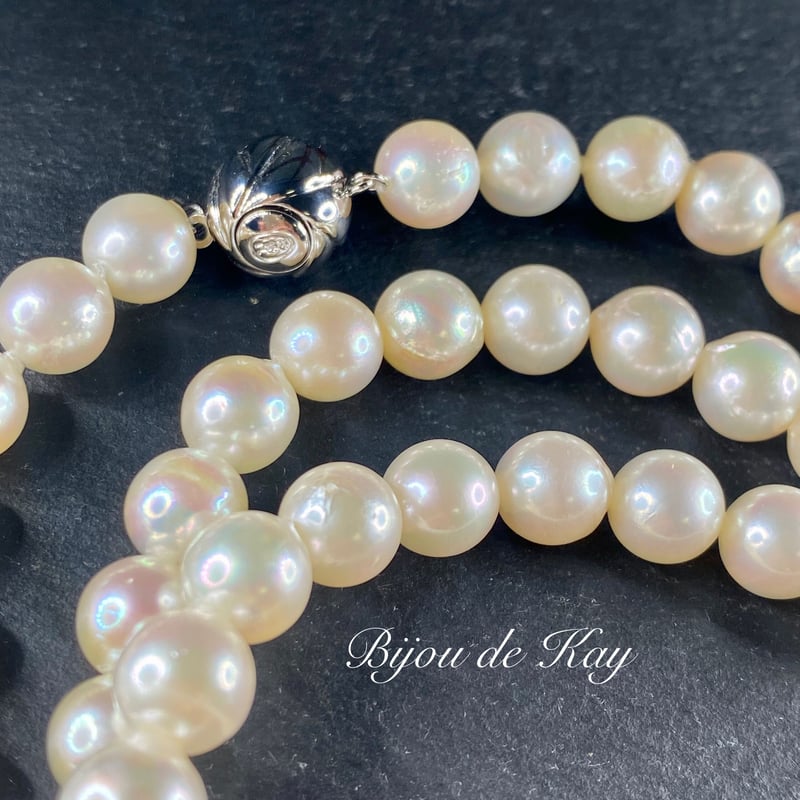 アコヤ あこや ベビーパール 本真珠 国産 アコヤ 本真珠 8㎜ AA 両穴あき ルース 1珠 真珠 パール 両