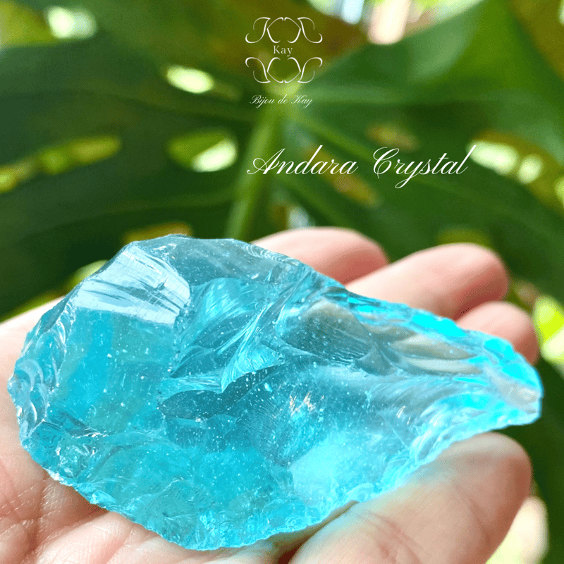 大粒 極上 アンダラクリスタル マリンブルー | Kay✴︎ 光波動®︎石