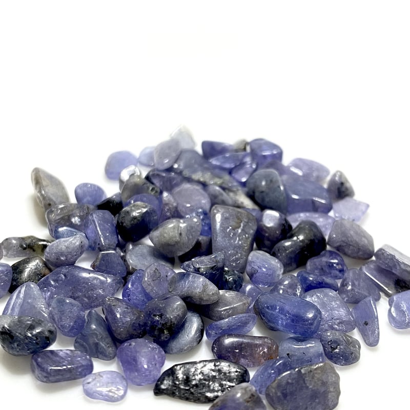 タンザナイト 穴なしさざれ石 ブルーゾイサイト | Kay✴︎ 光波動®︎石