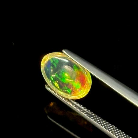 最高品質 2.273ct メキシコ産 プレシャス オパール 光波動  プレシャスオパール
