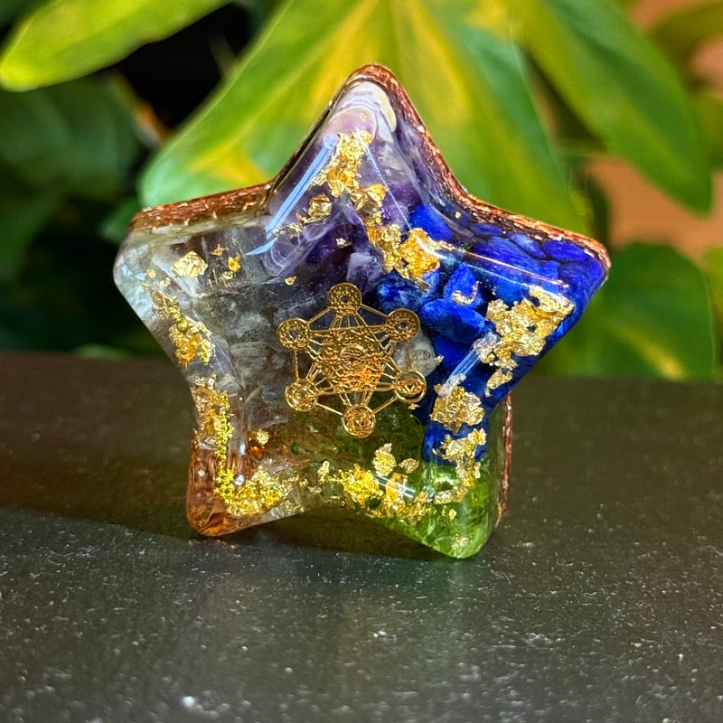 fairy光波動 オルゴナイト 星の祝福 ① 叡智と目覚めの光　大きなお星さま fairy光波動 オルゴナイト 星の祝福 ① 叡智と目覚めの光 大きな