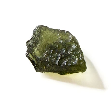 モルダバイト　天然ガラス　4.75ct  チェコスロバキア　光波動石　ソーティング付き