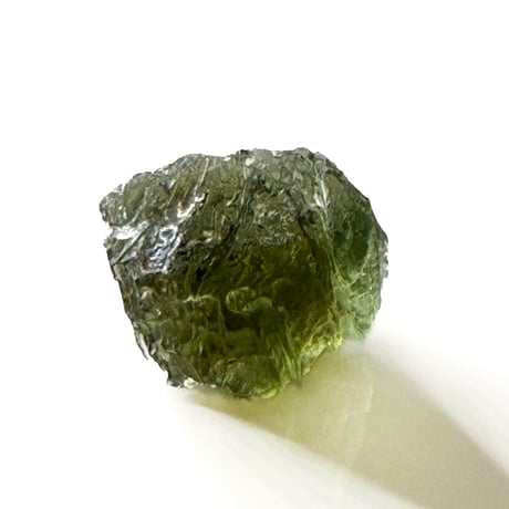 モルダバイト　天然ガラス　4.82ct  チェコスロバキア　光波動石　ソーティング付き