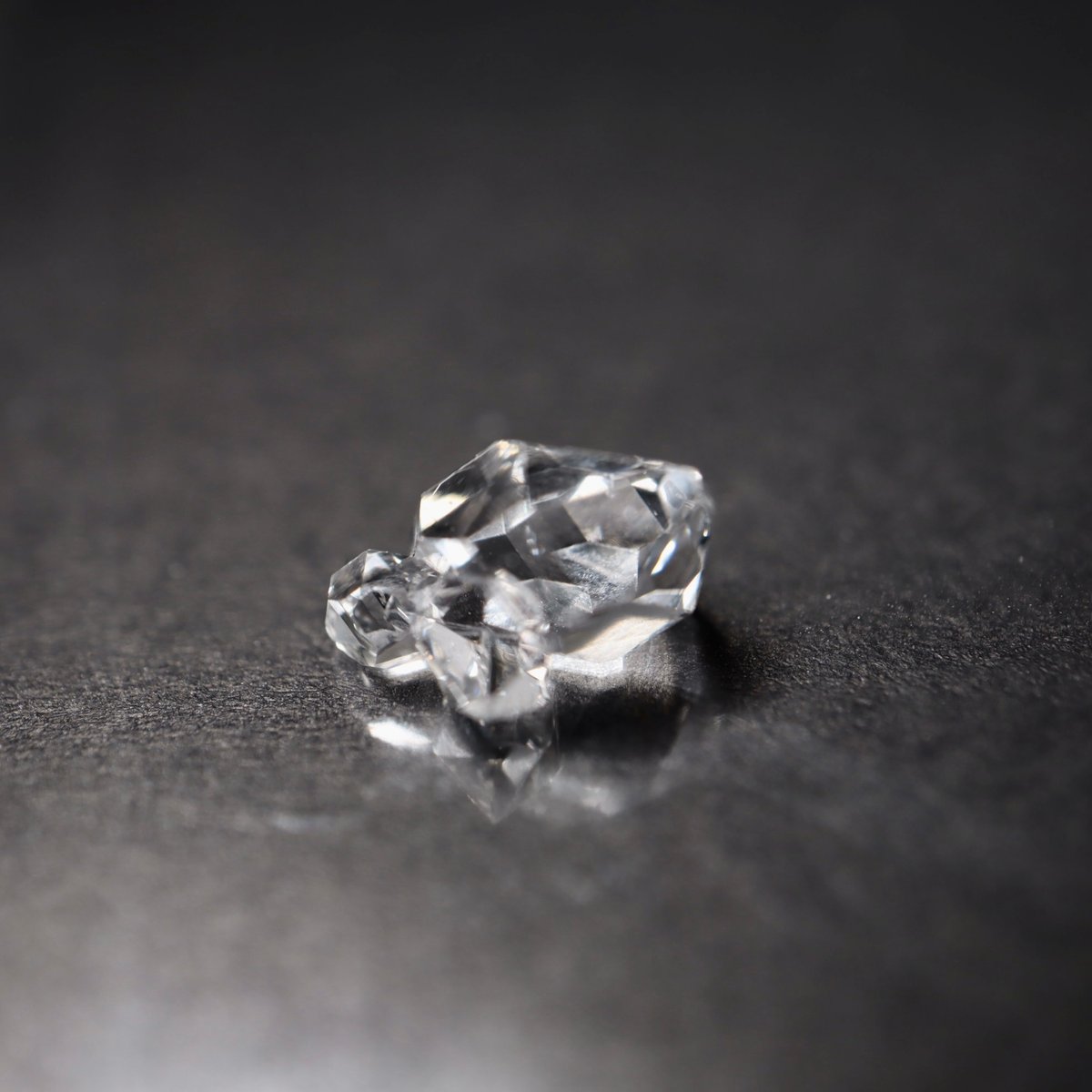 透明度抜群 極上 ハーキマー ダイヤモンド 原石 0.91ct | Kay✴︎ 光