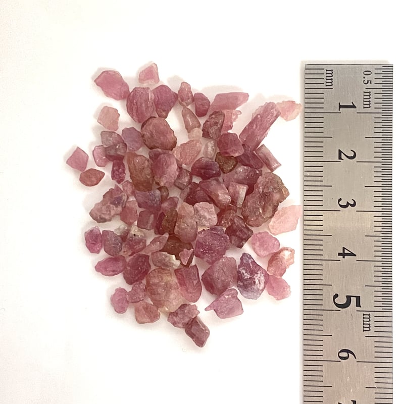 ピンクトルマリン 光波動 穴なし さざれ石 10g トルマリン | Kay