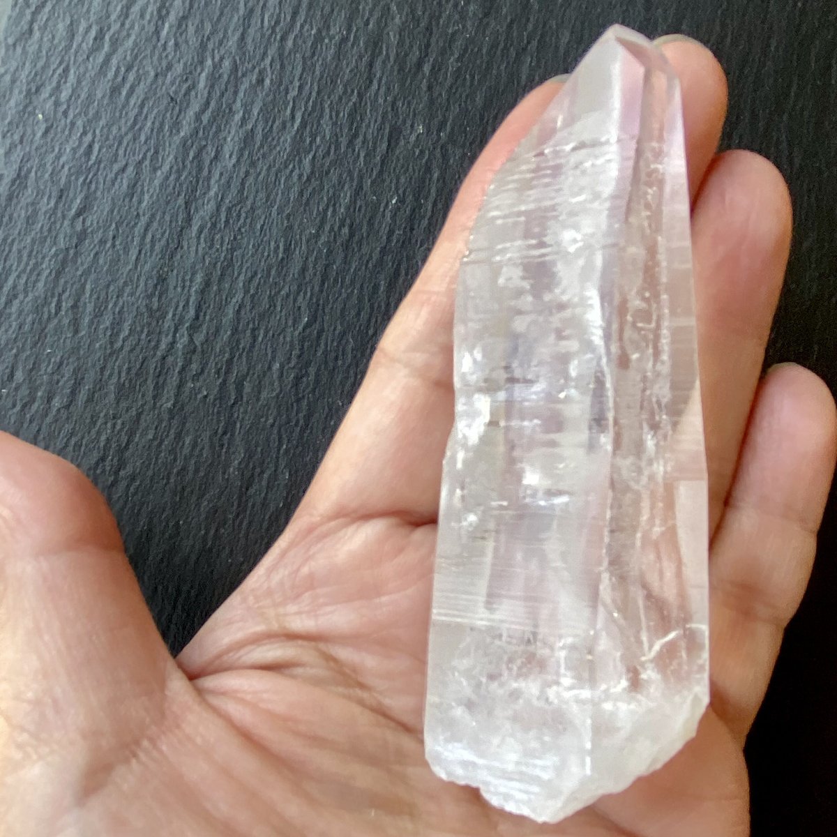 10㎝ 高品質レムリアンシード 水晶 ナチュラルポイント ギャランティ