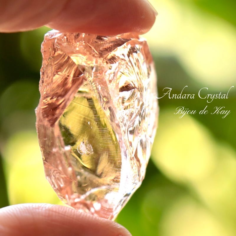 ☆エネルギー 300％☆アンダラクリスタル ローズマダー☆天然ガラス ☆エネルギー 300％/アンダラクリスタル ローズマダー/天然ガラス鉱物