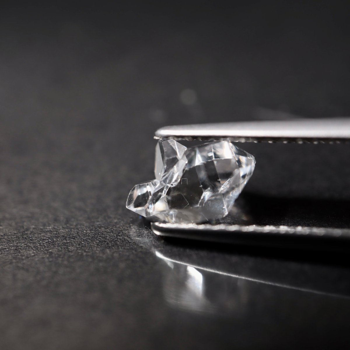 透明度抜群 極上 ハーキマー ダイヤモンド 原石 0.91ct | Kay✴︎ 光