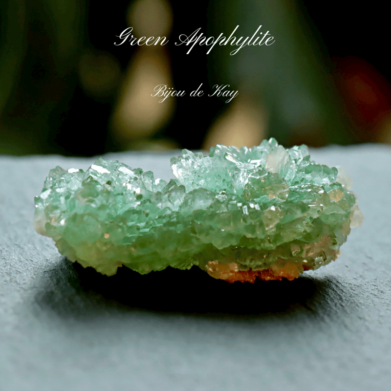 希少☆グリーンアポフィライト ☆キラキラ 超希少！ キラキラ 高発色 グリーンアポフィライト原石 | Kay✴︎ 光