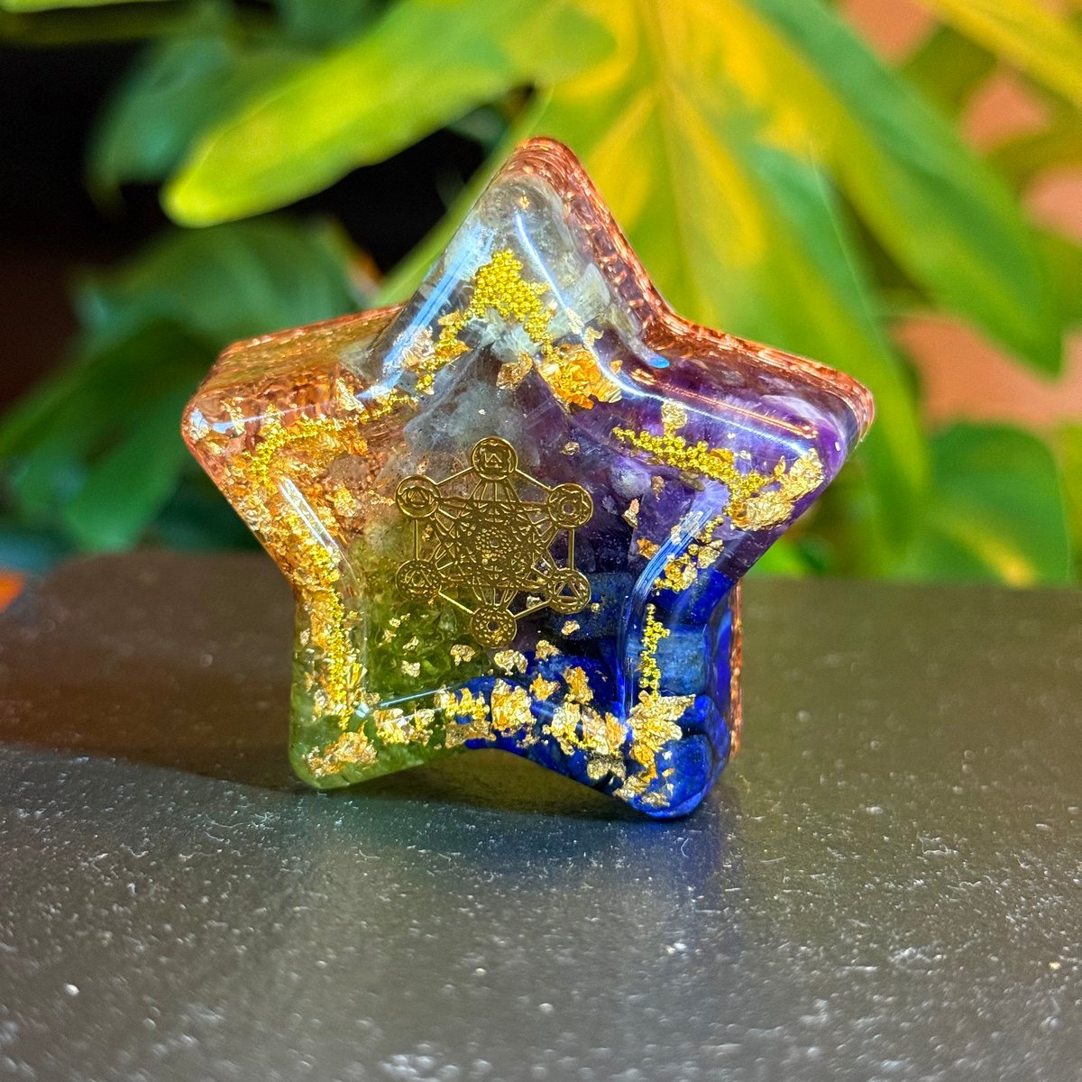 fairy光波動 オルゴナイト 星の祝福 ① 叡智と目覚めの光　大きなお星さま fairy光波動 オルゴナイト 星の祝福 ① 叡智と目覚めの光 大きな