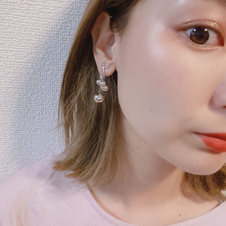 シルバーボールpierce.earring