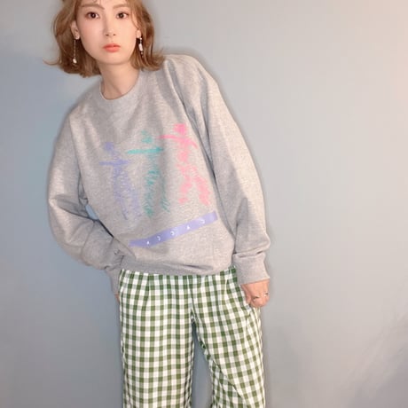 human スウェットgray "CACCA original"