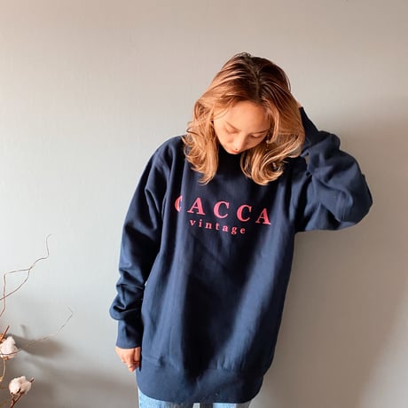 CACCALOGOすうぇっとネイビー"CACCA original"