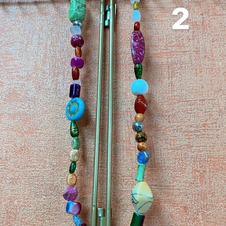colorful necklace "handmade"