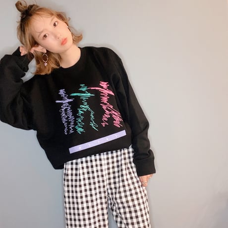 human スウェットBLACK"CACCA original"