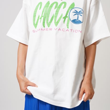 summerオーバーサイズTシャツWhite"CACCAoriginal"
