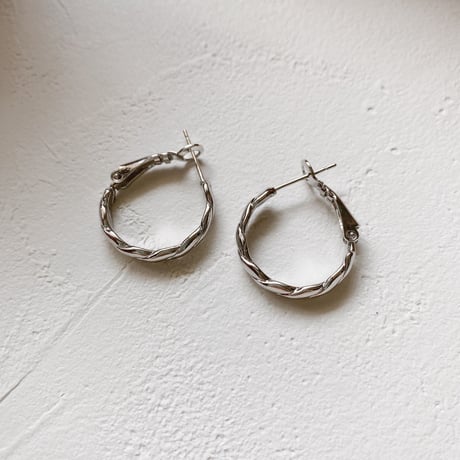 simple hoop pierce