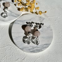skeletonpink  pierce earring