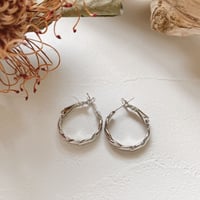 simple hoop pierce