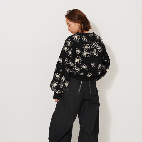 デニムペイントカーブパンツ"CACCA select"