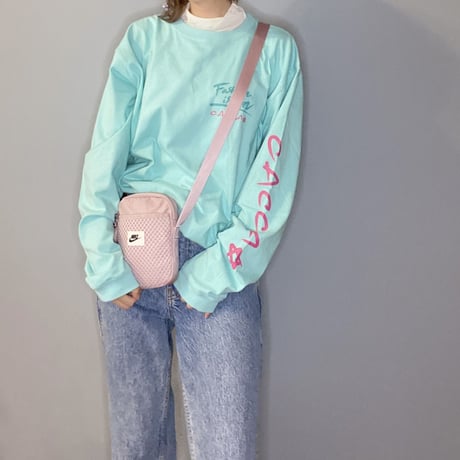 fashion is fun ロンTエメラルド"CACCA original"