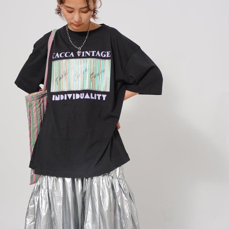 ブレンド ロゴTシャツBLACK"CACCAoriginal"